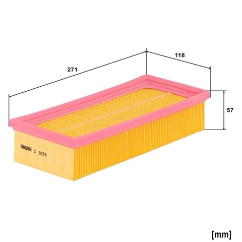 Mann-Filter C 2874 Air Filter, photo 3