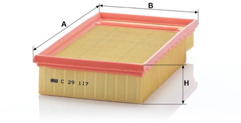 Mann-Filter C 29 117 Air Filter, photo 2
