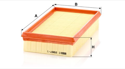 Mann-Filter C 2987/1 Air Filter, photo 3