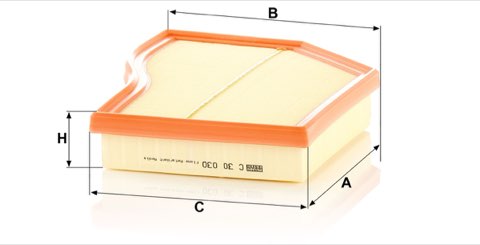 Mann-Filter C 30 030 Air Filter, photo 2
