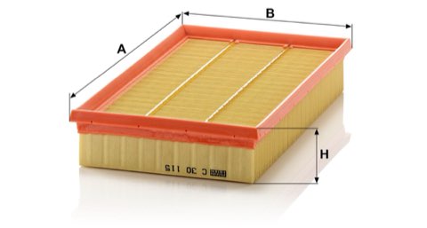 Mann-Filter C 30 115 Air Filter, photo 2