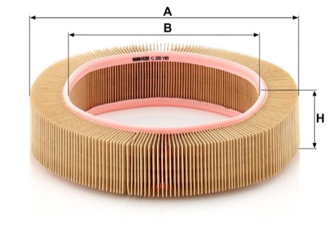 Mann-Filter C 35 118 Air Filter Suitable, photo 2