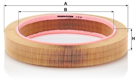 Mann-Filter C 37 107 Air Filter Suitable, photo 2