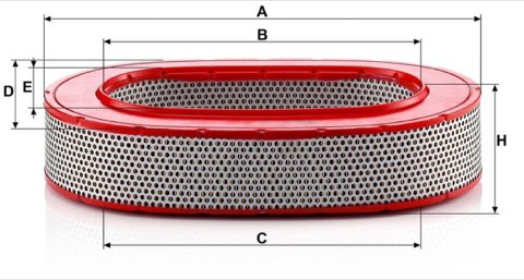 Mann-Filter C 37 145 Air Filter Suitable, photo 2
