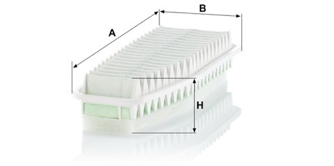 Mann-Filter C 3725 Air Filter, photo 2