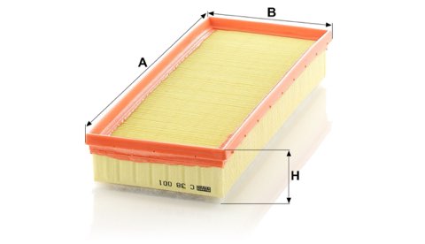 Mann-Filter C 38 001 Air Filter, photo 3