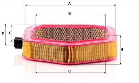 Mann-Filter C 40 193 Air Filter Suitable, photo 3