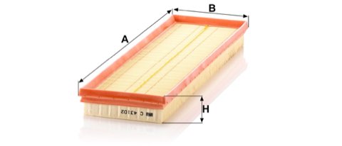 Mann-Filter C 43 102 Air Filter, photo 3