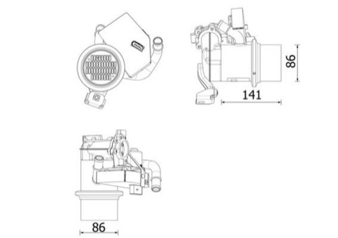 Mahle CE 14 000P EGR Cooler, photo 2