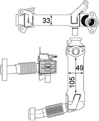 Mahle CE 21 000P EGR Cooler, photo 2