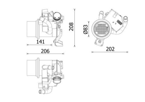 Mahle CE 39 000P EGR Cooler