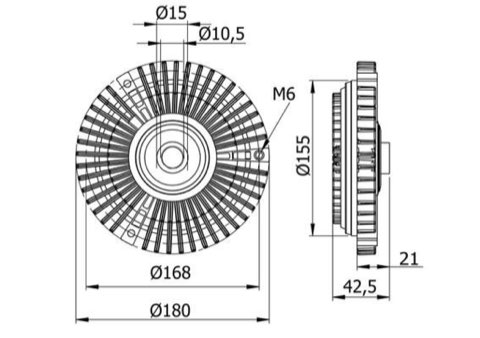 Mahle CFC 71 000S Fan Clutch
