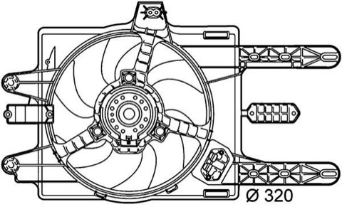 Mahle CFF 141 000P Fan, Radiator, for Vehicles, photo 2