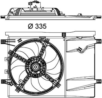 Mahle CFF 182 000P Fan, Radiator, for Vehicles, photo 3