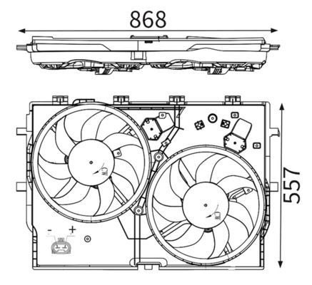 Mahle CFF 192 000S Fan, Radiator
