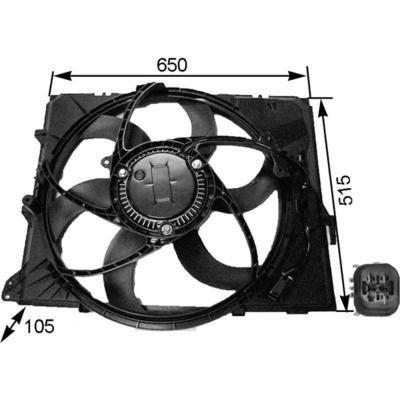 Mahle CFF 264 000S Fan, Radiator, for Vehicles, photo 2
