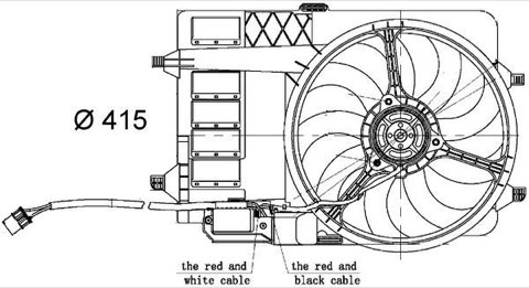 Mahle CFF 30 000S Fan, Radiator