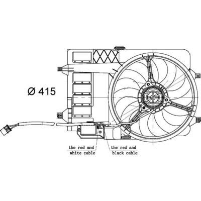Mahle CFF 30 000S Fan, Radiator, photo 2