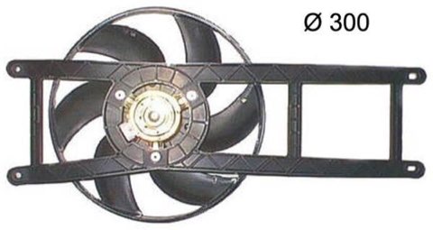 Mahle CFF 384 000S Fan, Radiator, photo 2