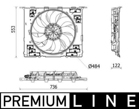 Mahle CFF 542 000P Fan, Radiator
