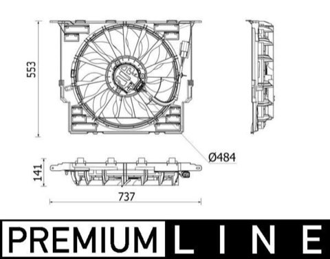Mahle CFF 543 000P Fan, Radiator
