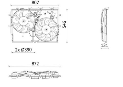 Mahle CFF 627 000P Fan, Radiator