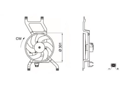 Mahle CFF 661 000S Fan, Radiator