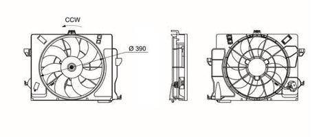Mahle CFF 663 000S Fan, Radiator