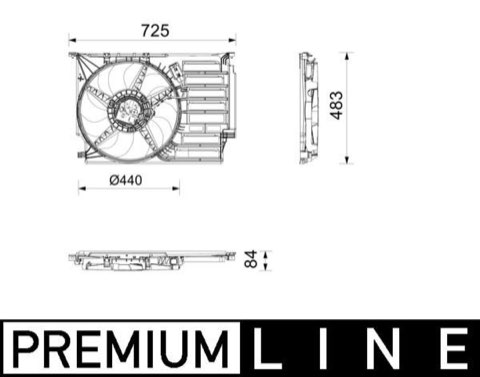 Mahle CFF 677 000P Fan, Radiator