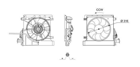 Mahle CFF 707 000S Fan, Radiator