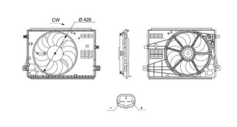Mahle CFF 715 000S Fan, Radiator