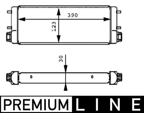 Mahle CLC 169 001P Engine Oil Cooler, photo 2