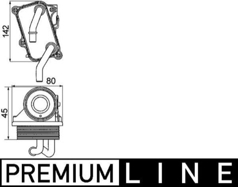 Mahle CLC 24 000P Engine Oil Cooler