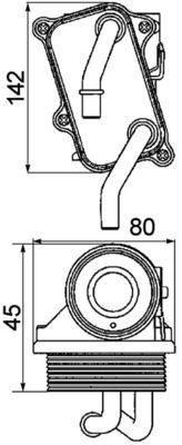 Mahle CLC 24 000P Engine Oil Cooler, photo 2