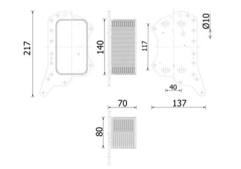 Mahle CLC 275 000S Engine Oil Cooler, photo 2