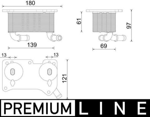 Mahle CLC 294 000P Engine Oil Cooler, photo 2