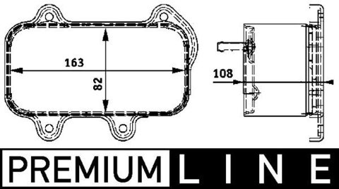 Mahle CLC 39 000P Engine Oil Cooler, photo 2