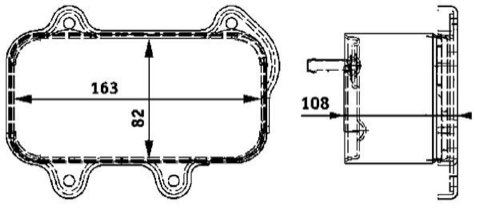 Mahle CLC 39 000P Engine Oil Cooler, photo 3