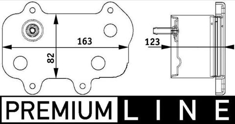 Mahle CLC 61 000P Engine Oil Cooler, photo 2