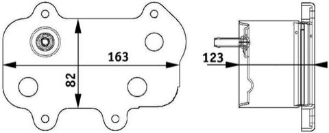 Mahle CLC 61 000P Engine Oil Cooler, photo 3