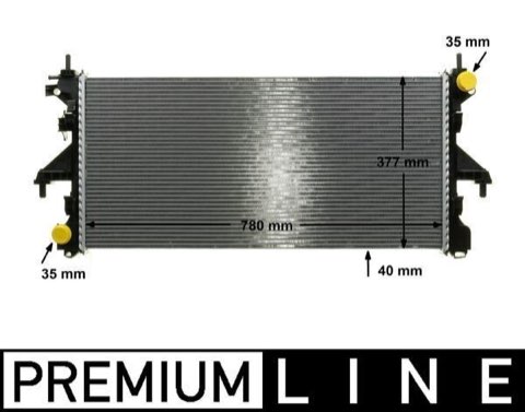 Mahle CR 1069 000P Engine Radiator, for Vehicles, photo 2