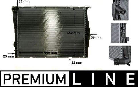 Mahle CR 1090 000P Engine Radiator, photo 2
