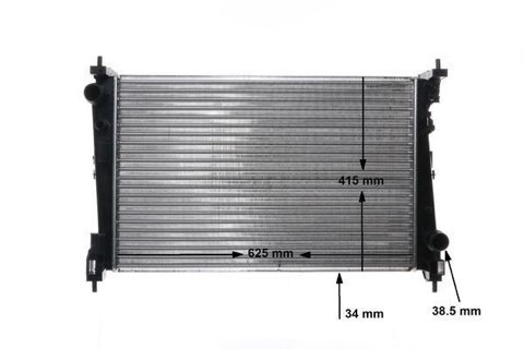 Mahle CR 1112 000S Engine Radiator, photo 3