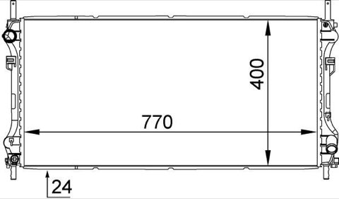 Mahle CR 1143 000S Engine Radiator, photo 2
