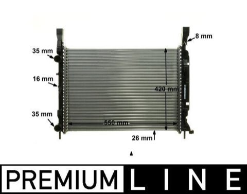 Mahle CR 1157 000P Engine Radiator, for Vehicles, photo 2