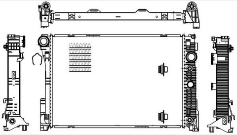 Mahle CR 1176 000S Engine Radiator, photo 3