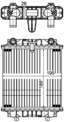 Mahle CR 1202 000P Engine Radiator, photo 2