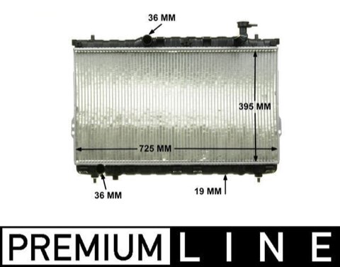 Mahle CR 1297 000P Engine Radiator, photo 2