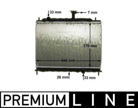 Mahle CR 1304 000P Engine Radiator, photo 2