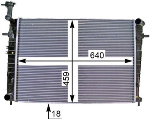 Mahle CR 1333 000P Engine Radiator, photo 2